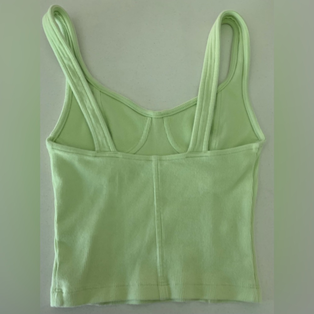 Aerie Lime Green Tank Top - Picture 2 of 11